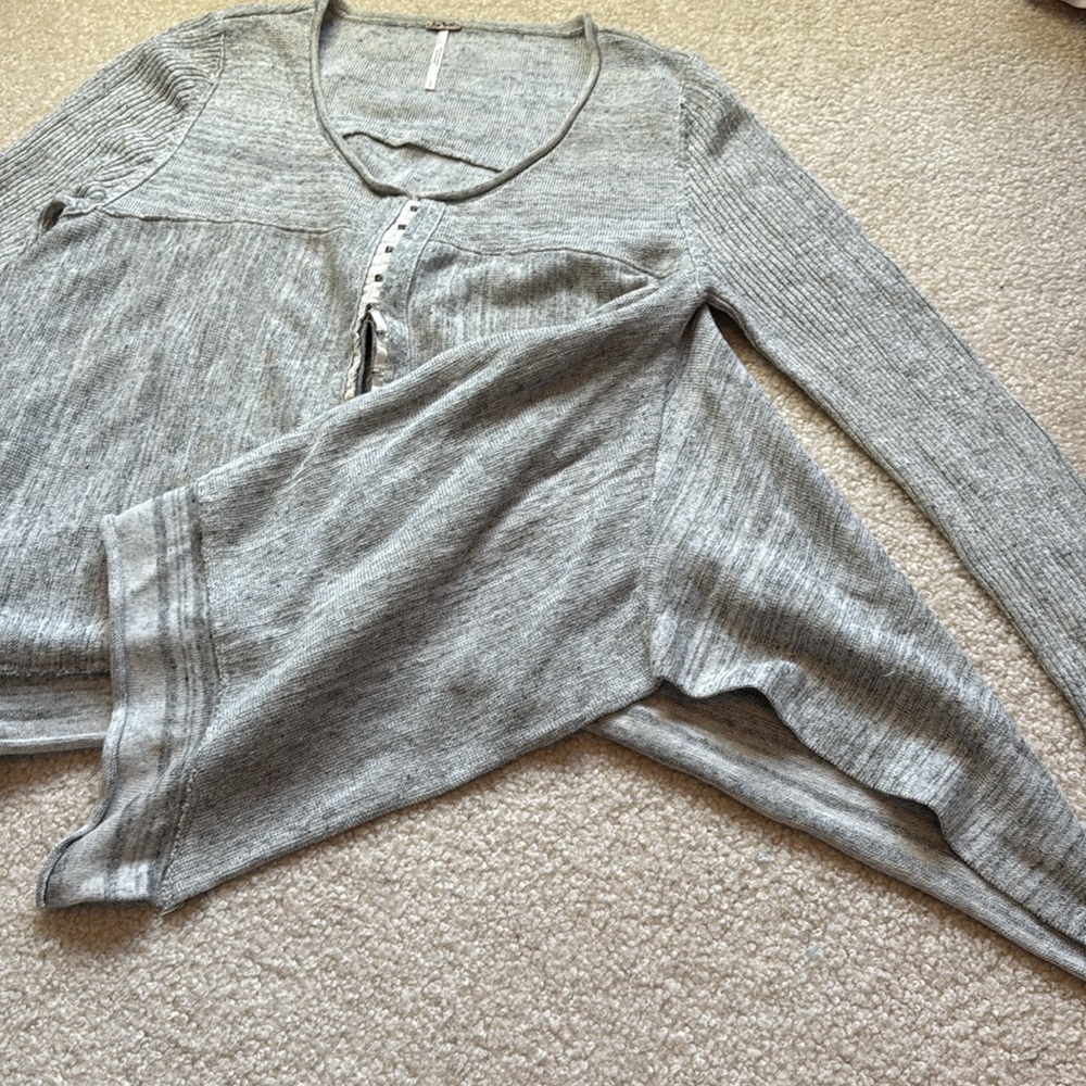 ✨HP✨ Free People Never Again Hook & Eye cardigan - Picture 7 of 8